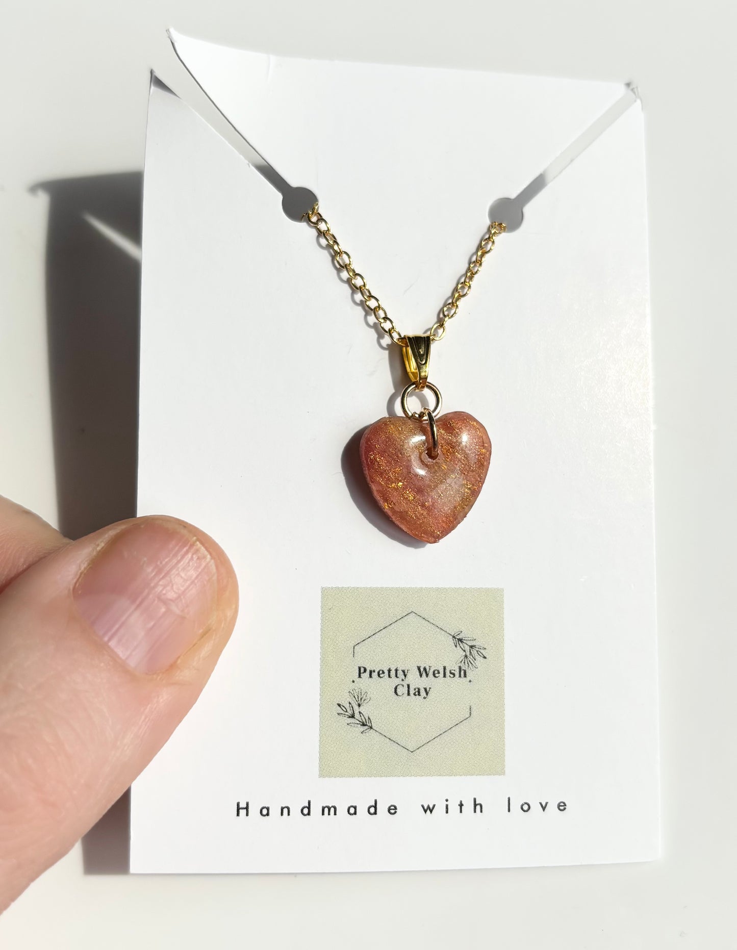 Orange and red necklace