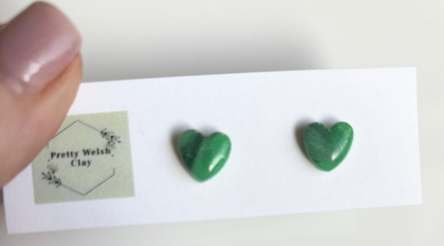 Heart studs