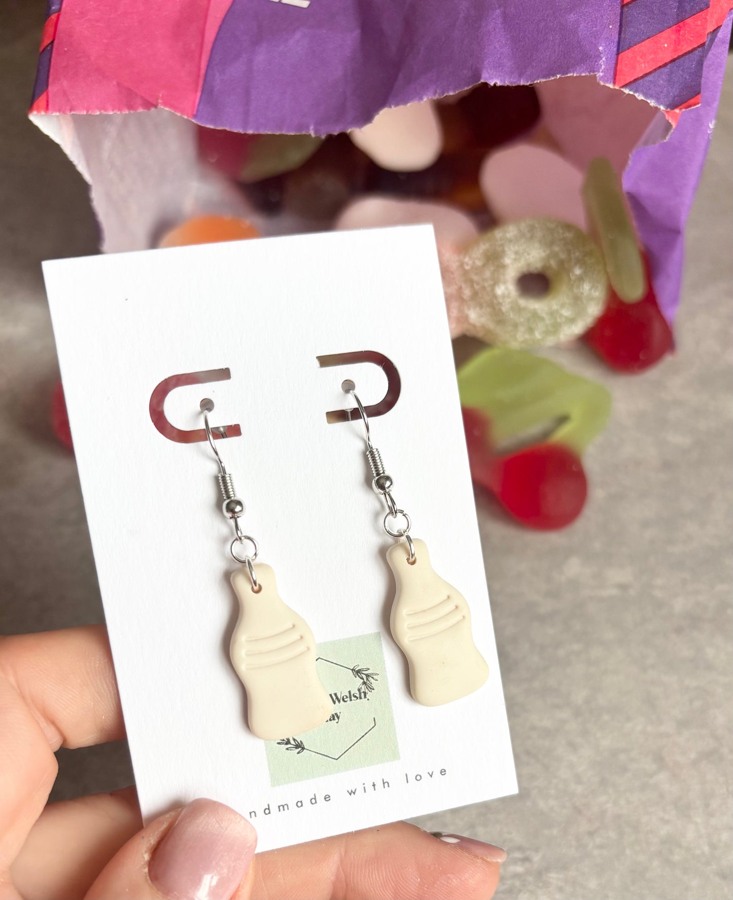 Milk bottles