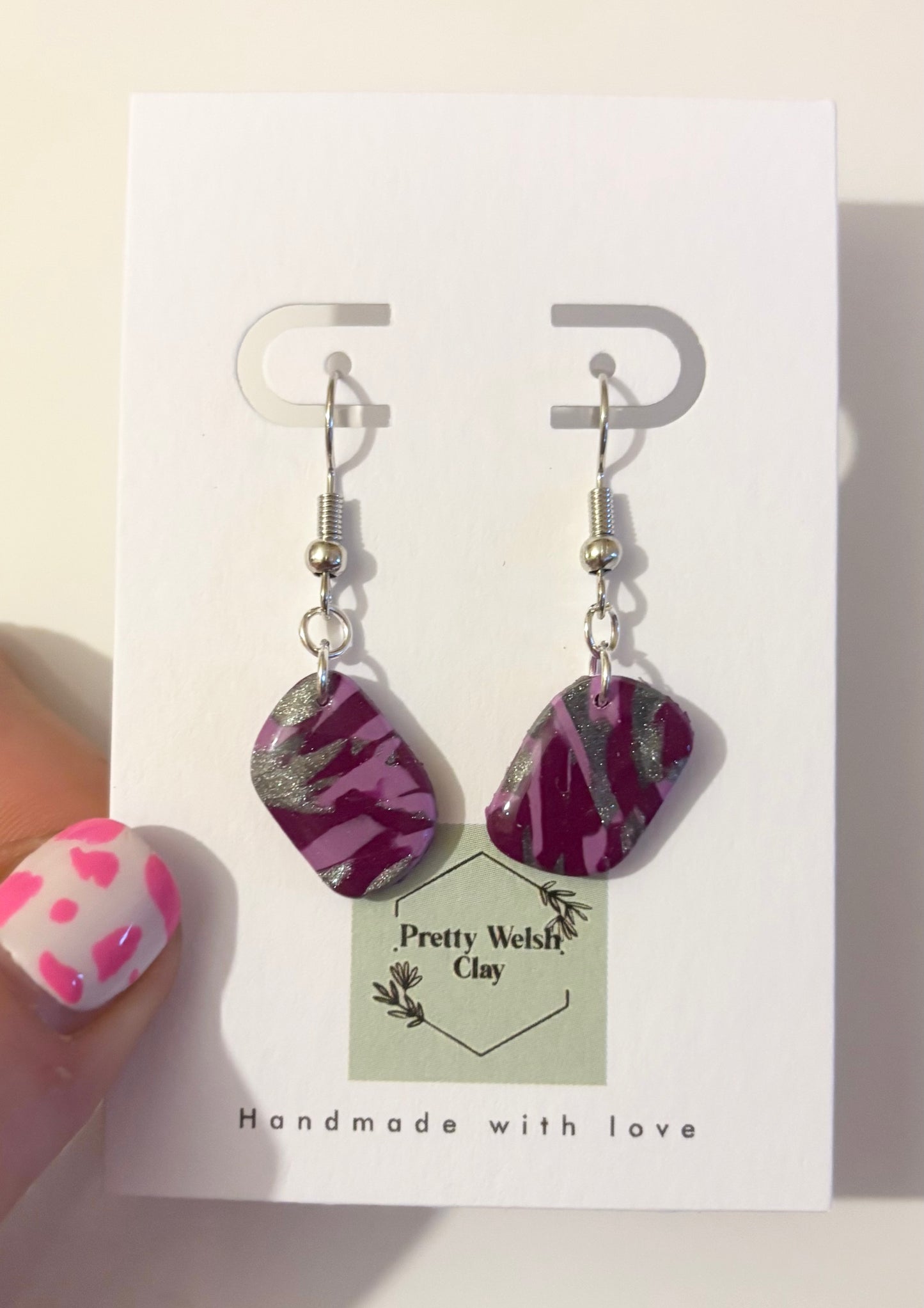 Purple rain dangles
