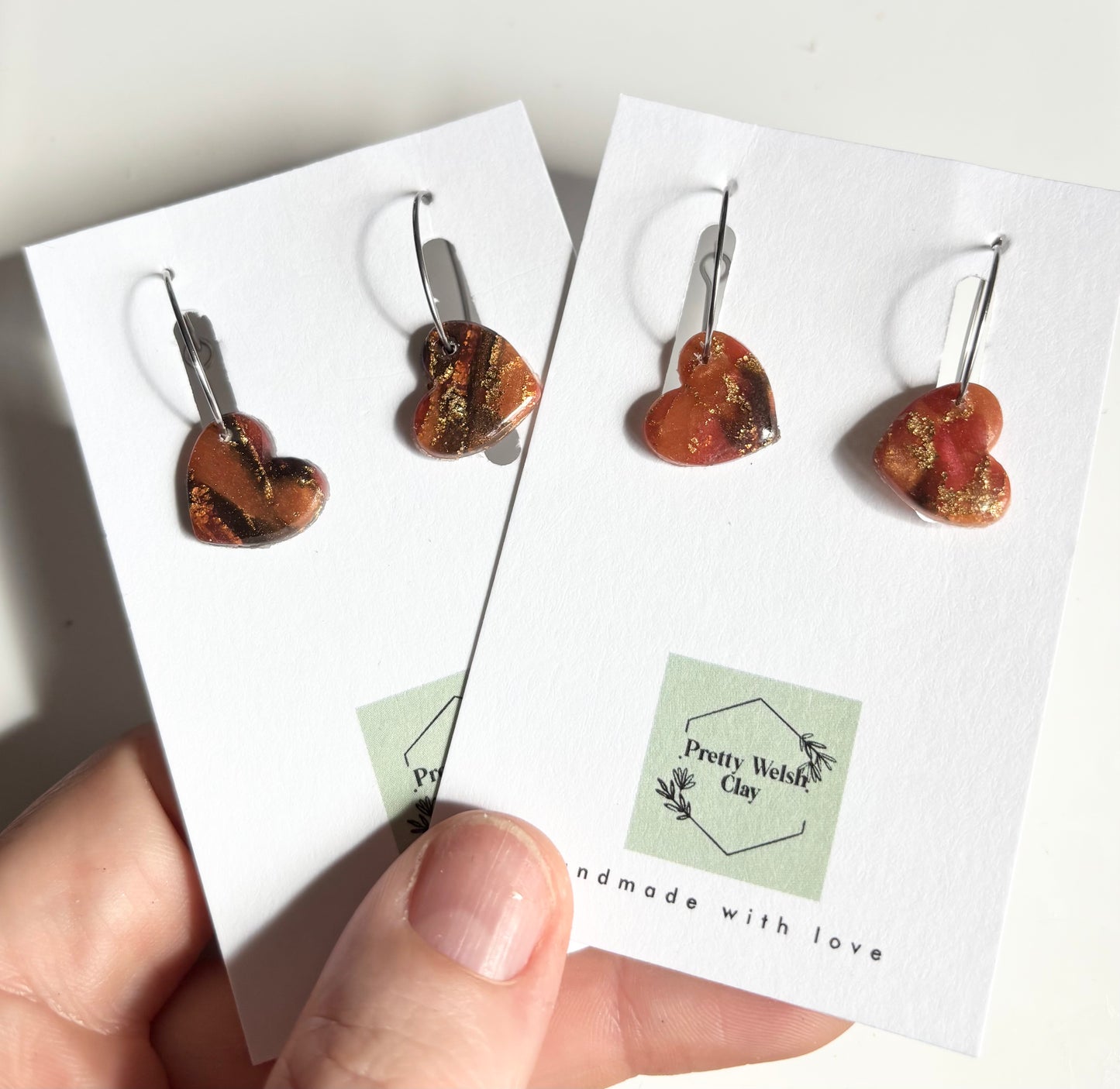 Autumn heart hoops
