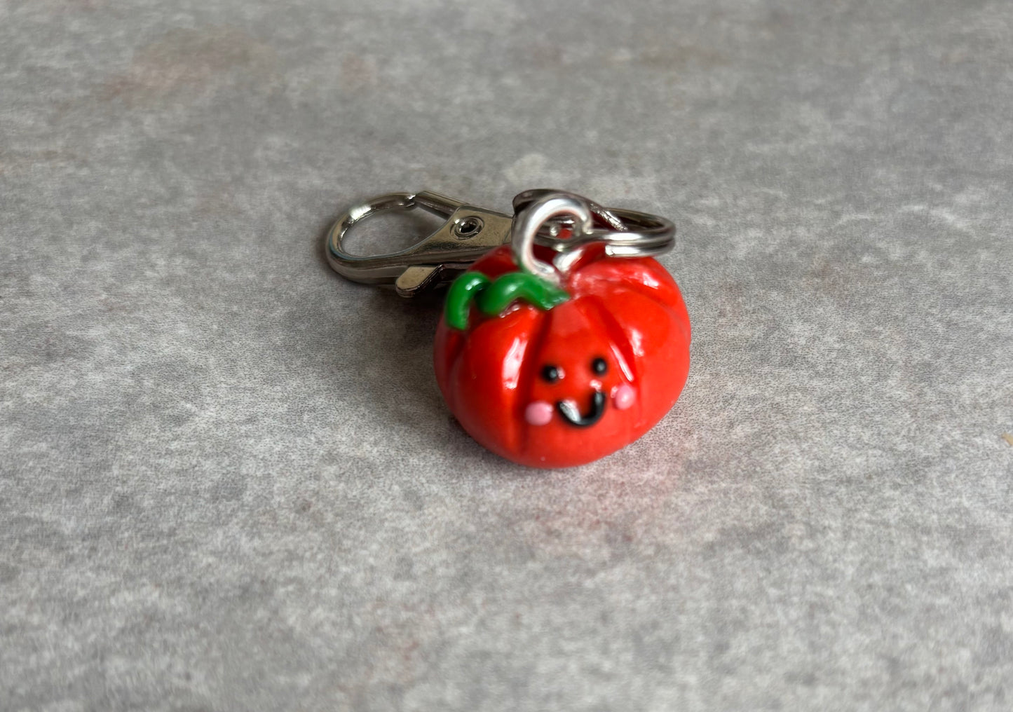 Pumpkin bag charm / keyring