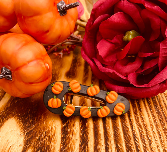 Pumpkin hair clip