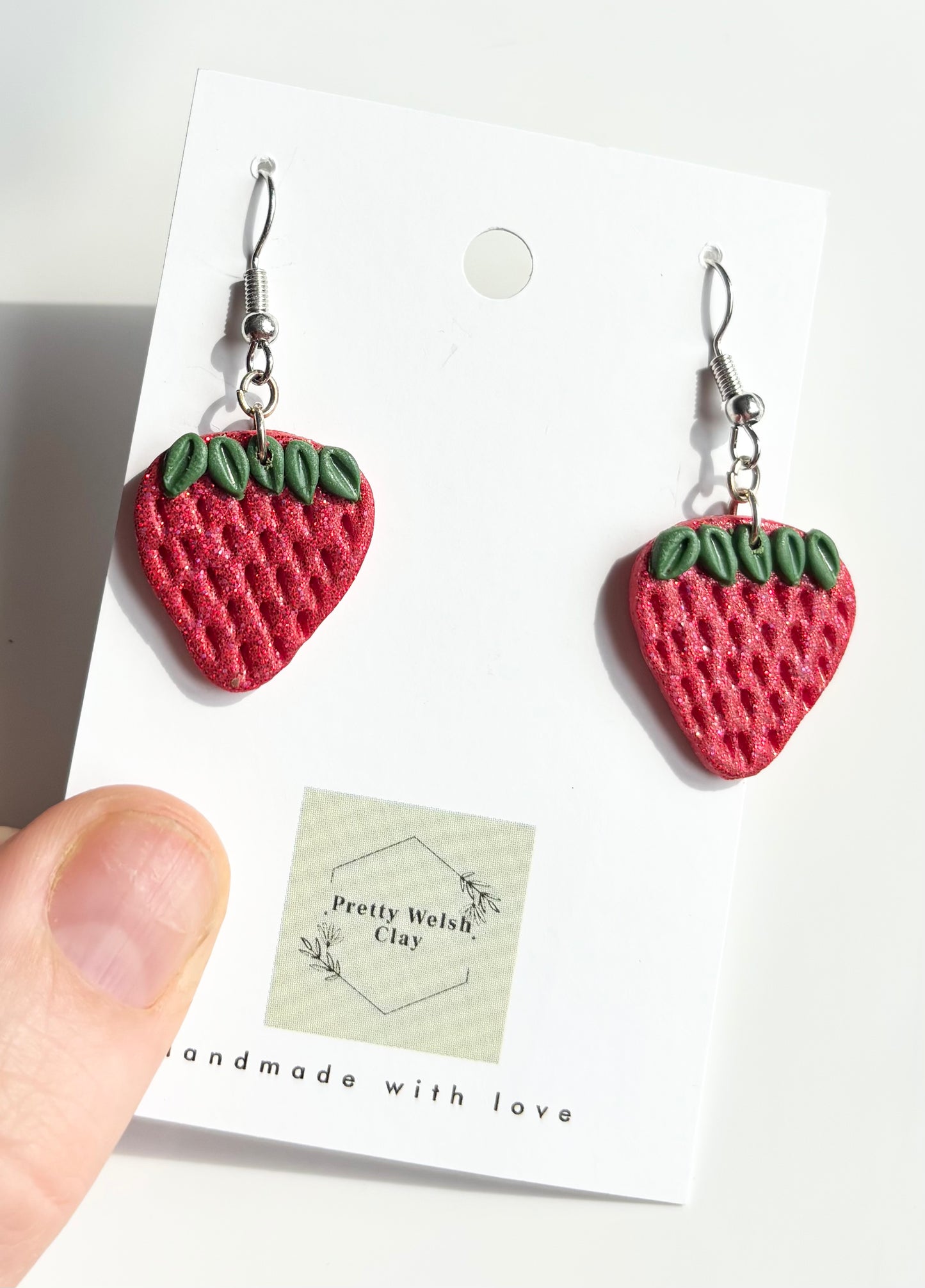 Glitter strawberry