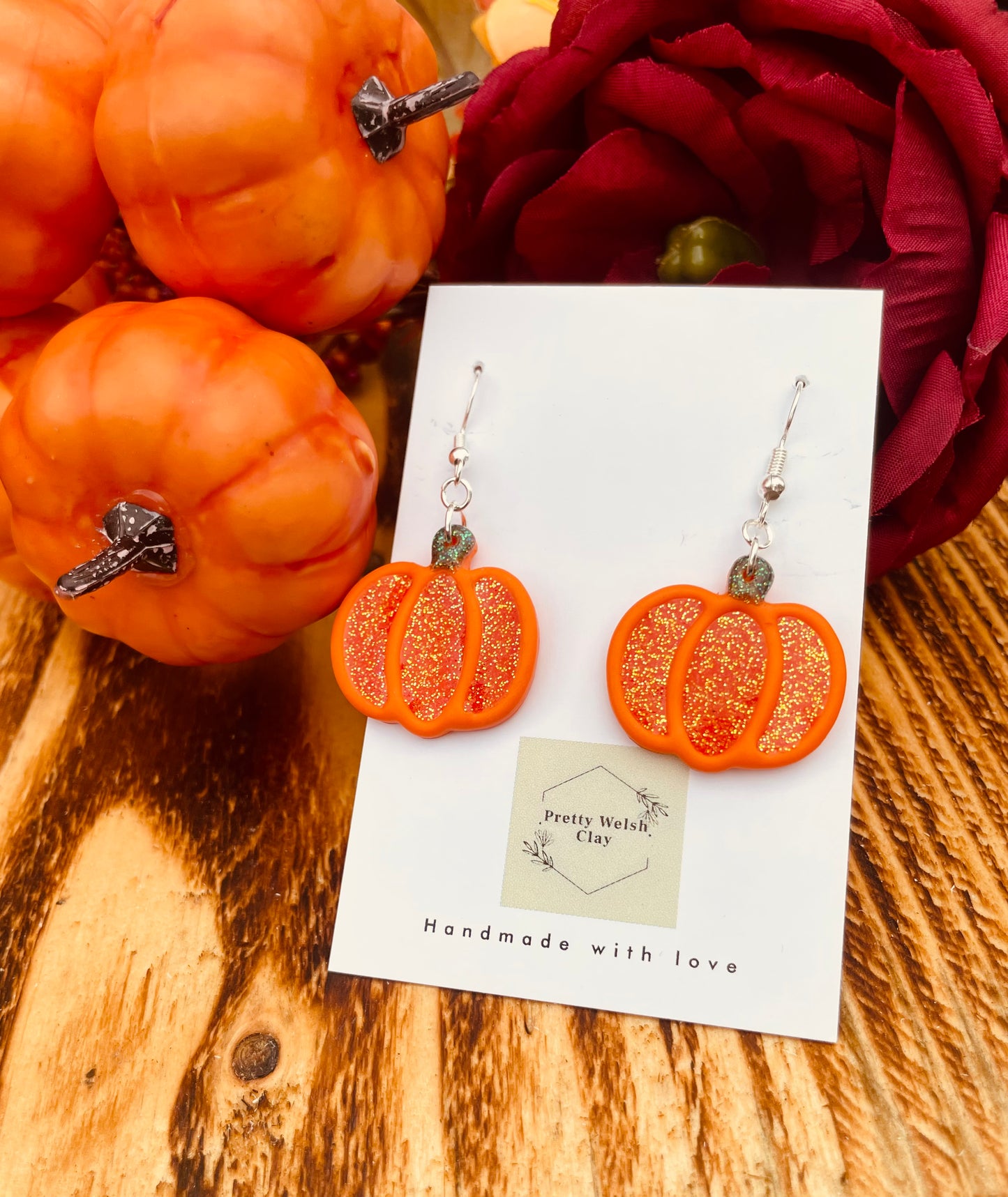 Glitter pumpkins
