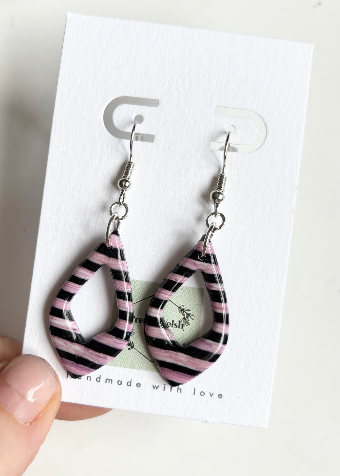 Candy floss stripe drop
