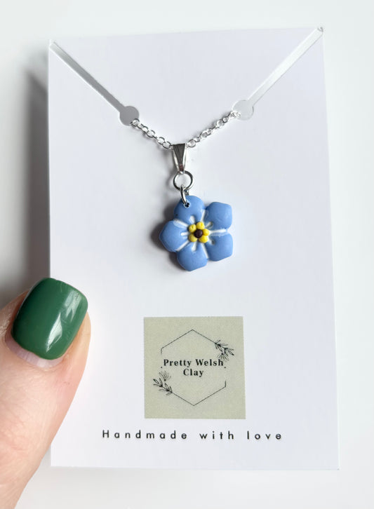 Forget me not necklace