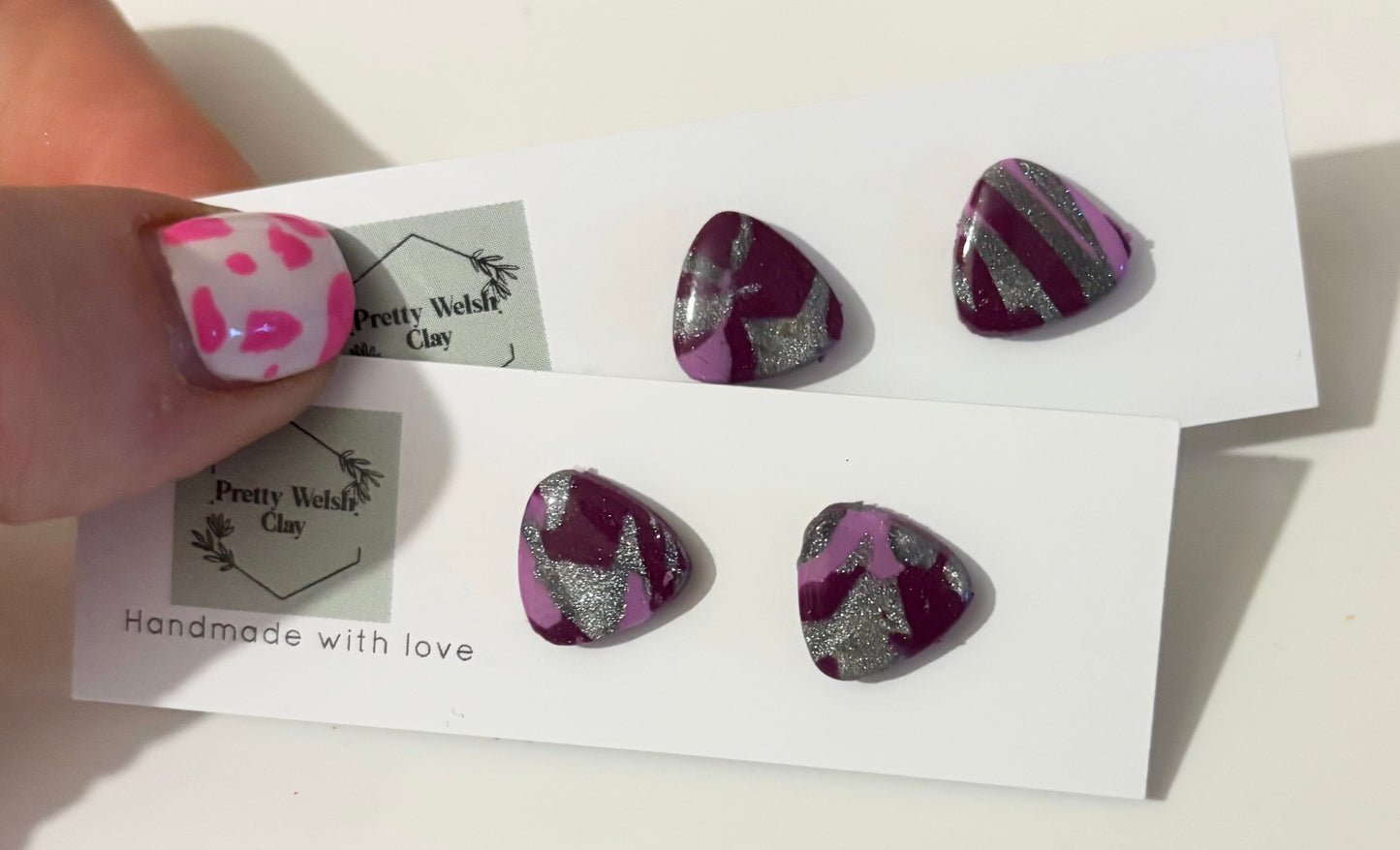 Purple rain studs