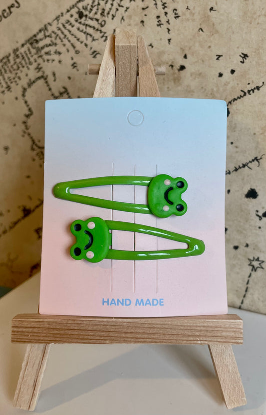 Frog hair clips