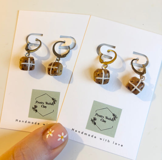 Hot cross bun dangles