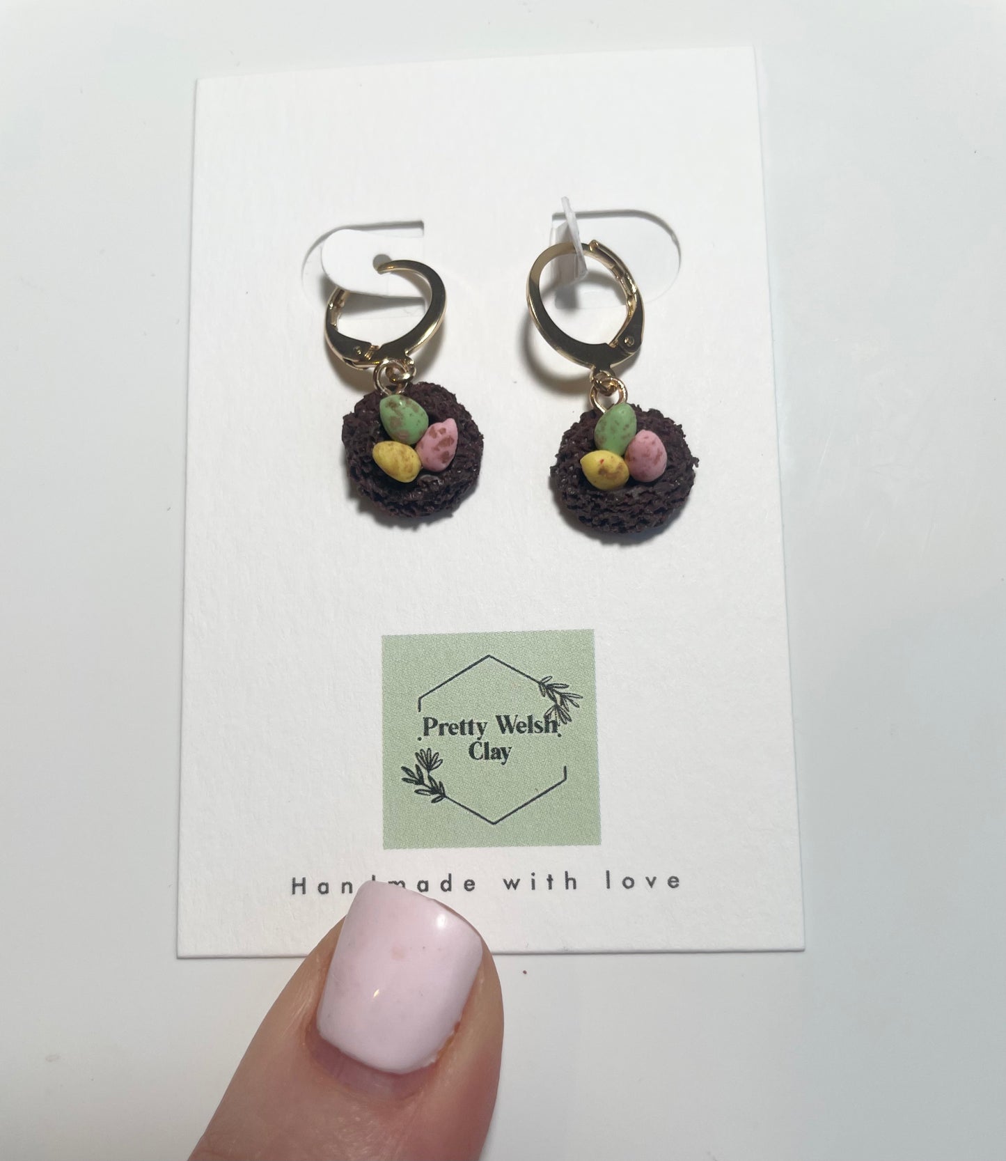 Mini egg nest dangle