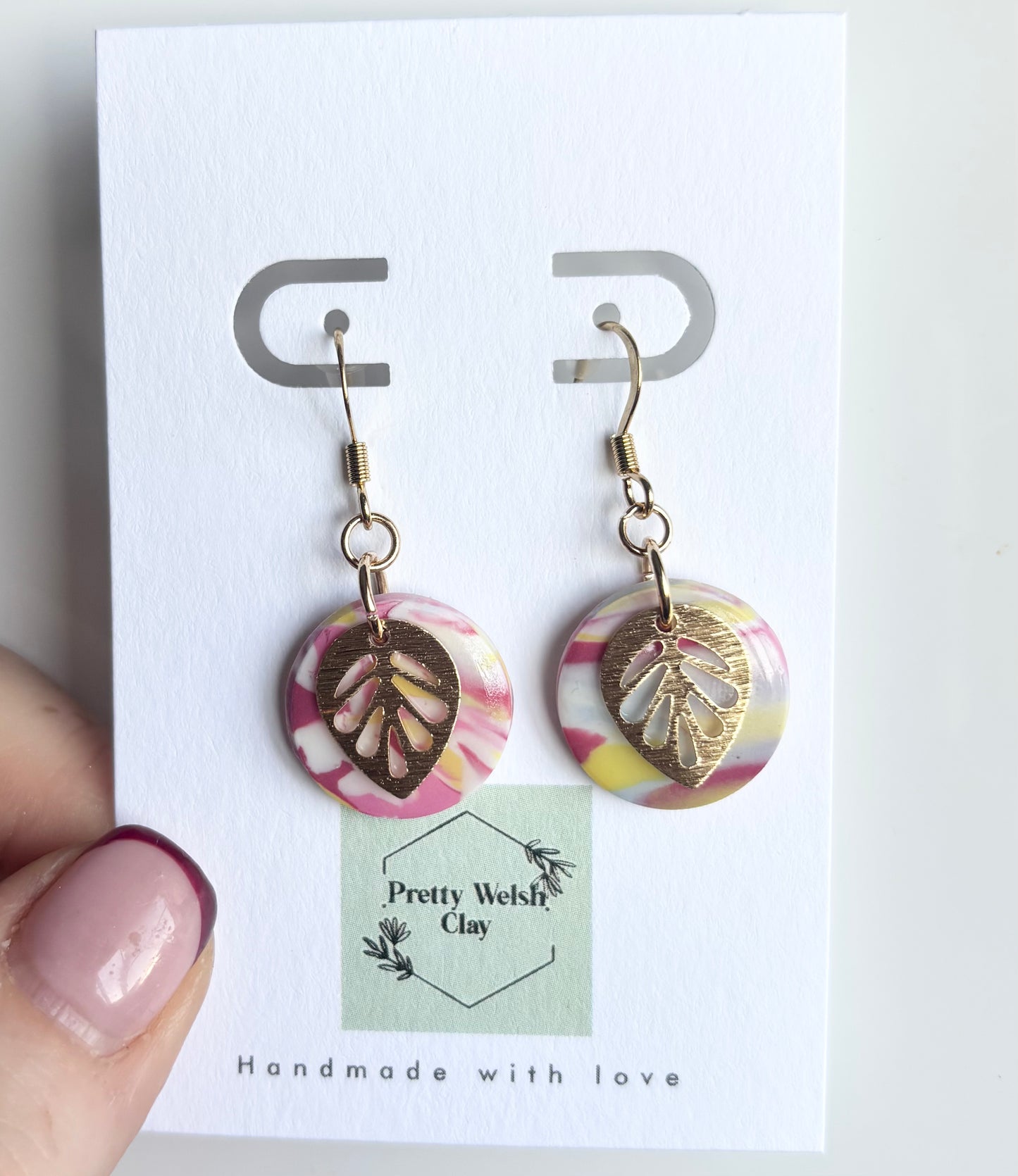 Berry swirl dangle