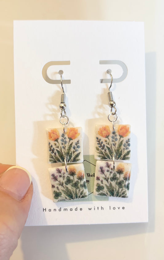 California poppy tiles