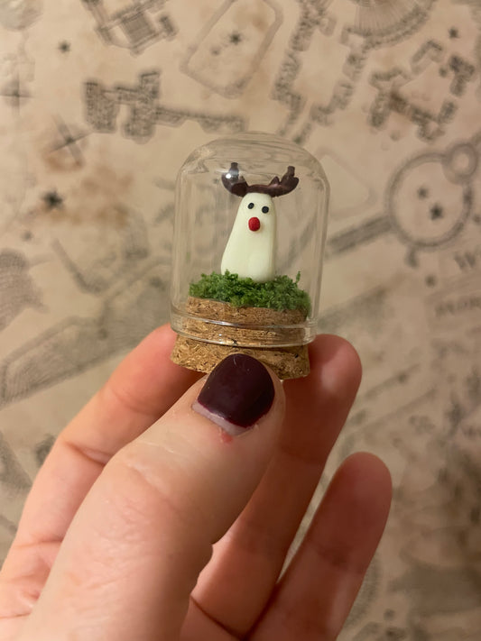 Reindeer ghost jar