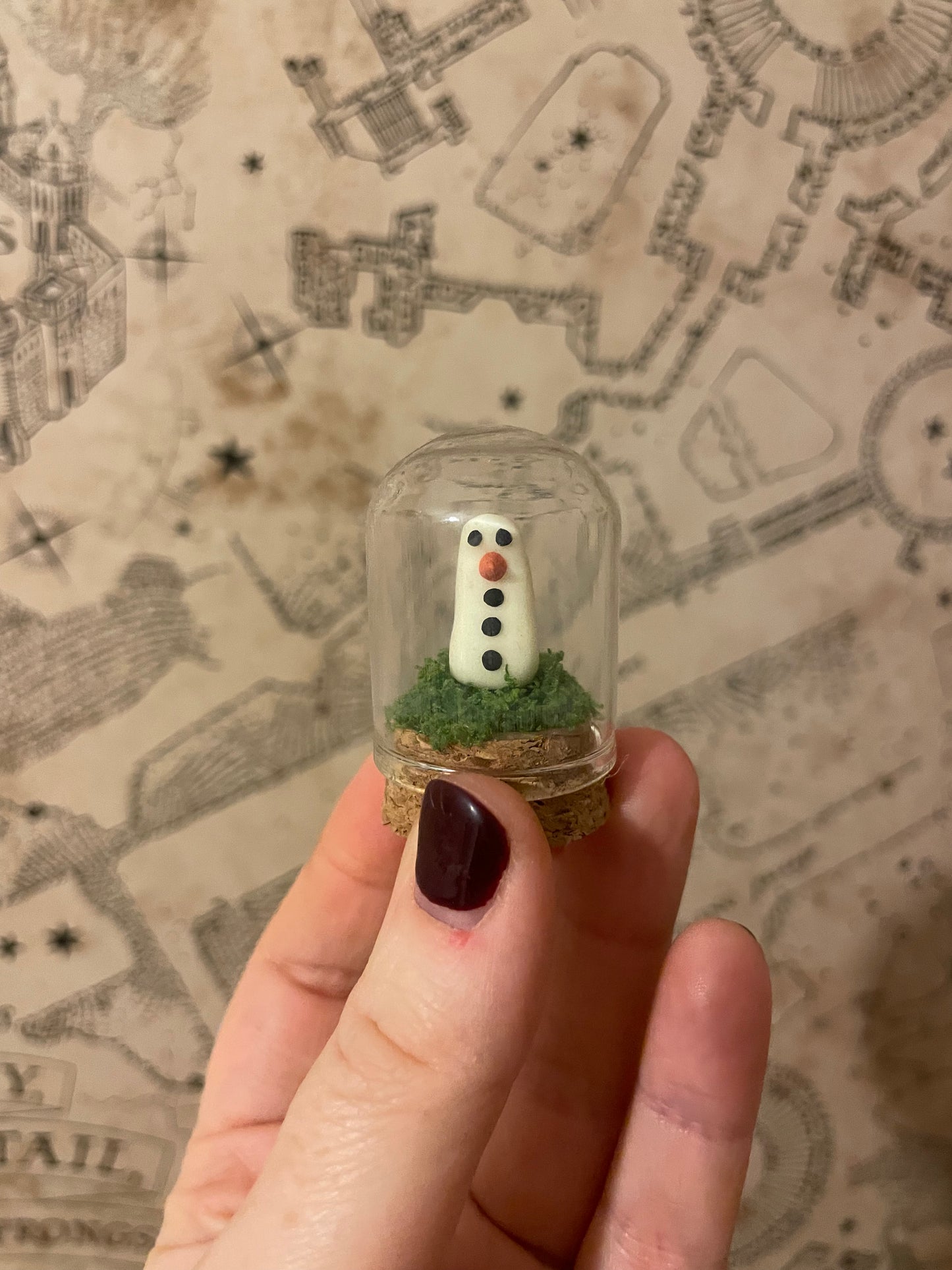 Snowman jar
