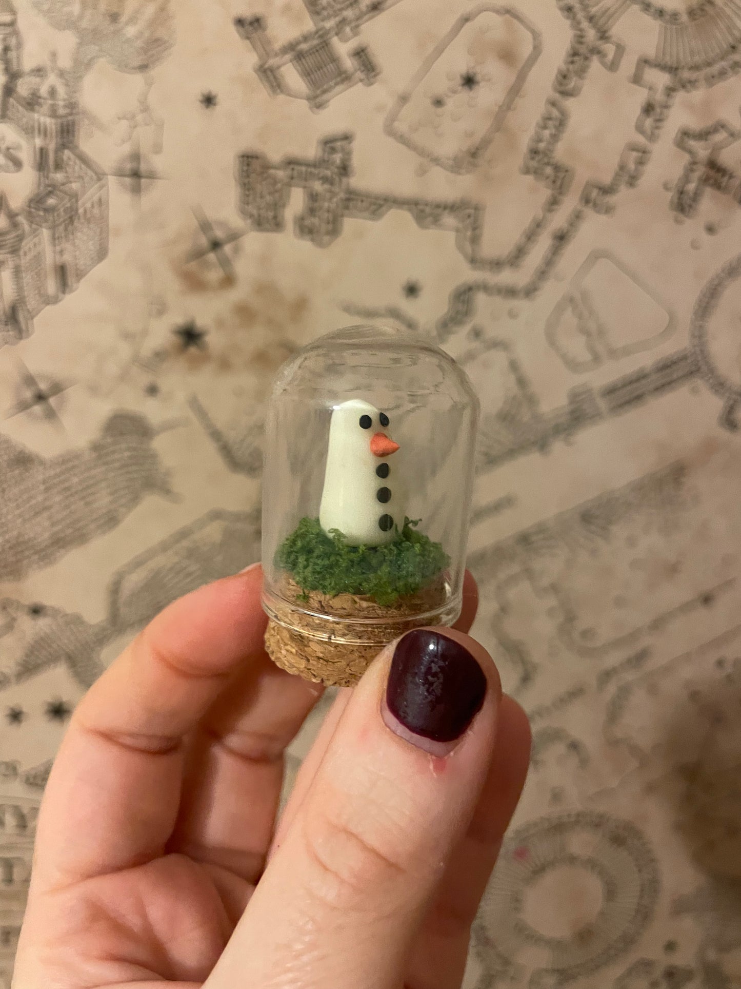 Snowman jar