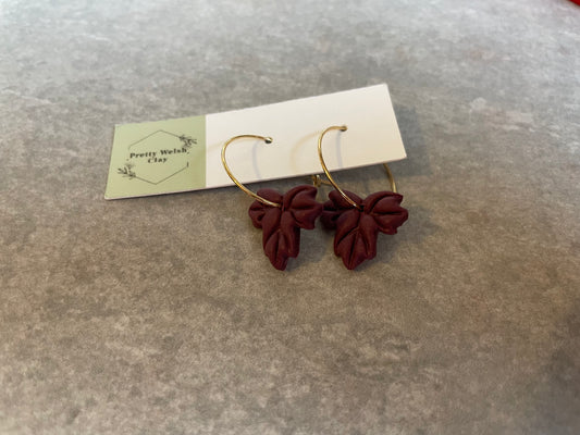 Purple leaf dangle